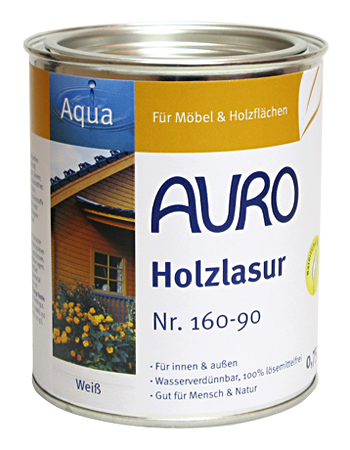 AURO Holzlasur Aqua lösemittelfreie Lasur Naturfarbe