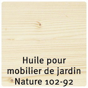 Huile pour mobilier de jardin, nature N° 102-92