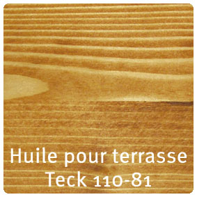 Huile pour terrasse, teck N° 110-81